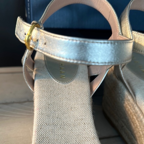 Cole Haan Women's Cream‎ Espadrille Wedges - Picture 5 of 8